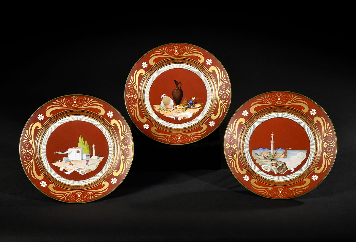 Assiettes en porcelaine de Sèvres – Musée d'Orsay