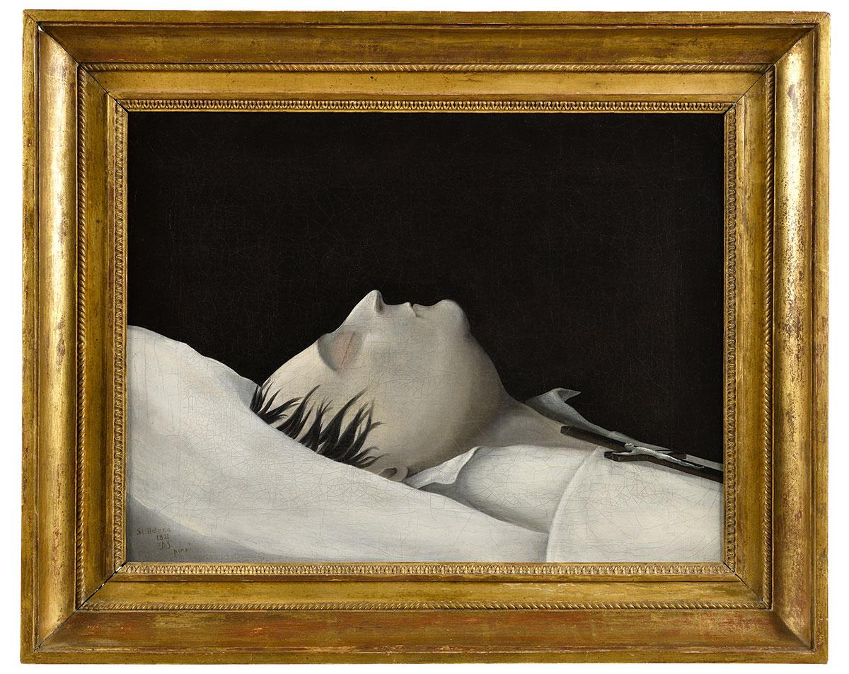 Portrait de Napoléon sur son lit de mort par Ibbetson
