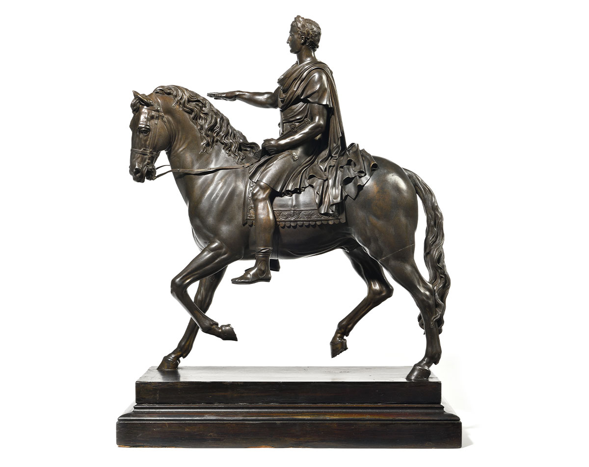 Projet de statue équestre, Moitte – préempté par Fontainebleau