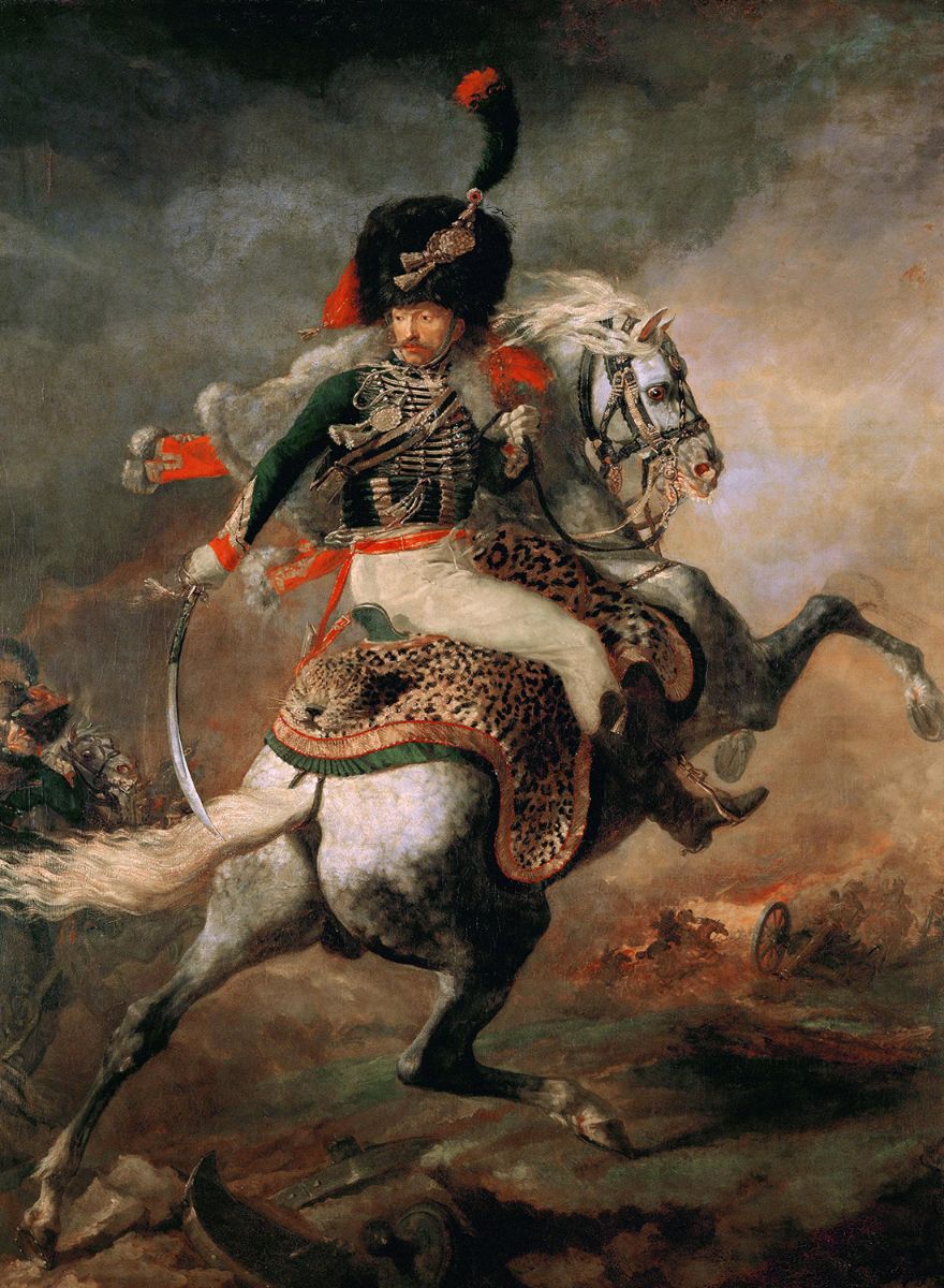 Géricault, Officier de chasseurs, Louvre