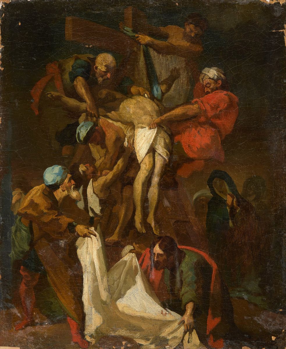 Verso — Esquisse de l'Officier de chasseurs